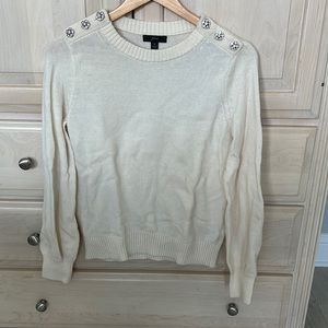 J Crew Sweater with Jewels size S